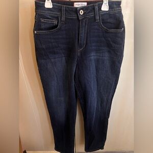 FRAN DENIM  Dark Indigo Stretch Skinny Jeans